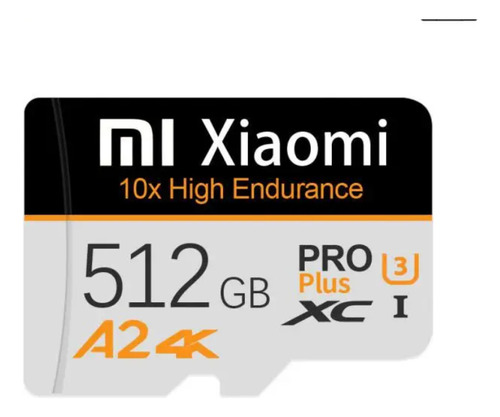 Cartão De Memoria Xiaomi 512gb Pro Plus 4k Cameras Games