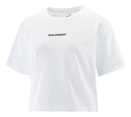 Polera Mujer Logo Twist Blanco Salomon