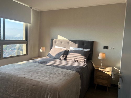 1dorm + 1baño + Est + Bod, Amoblado Completo, Todo Nuevo