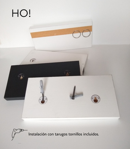 Imagen 5 de 5 de Porta Llaves Llavero De Pared Magnético C/estante (6 Imanes)