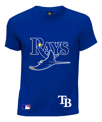 Camiseta Baseball Mlb Manta Raya Tampa Bay Rays