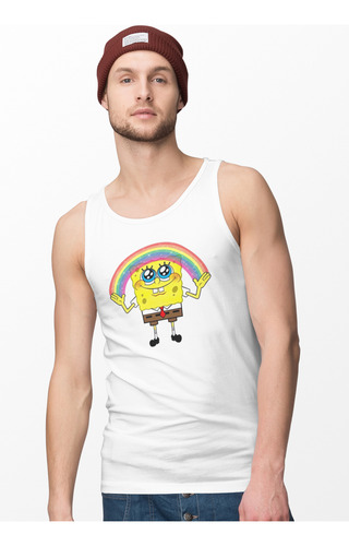 Playera Bob Esponja Rainbow Orgullo Pride Lgbtt Marcha