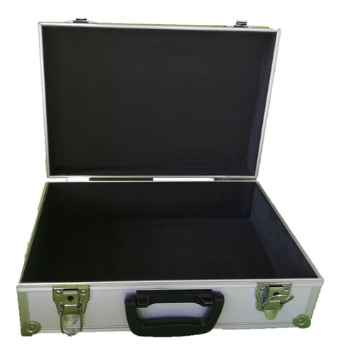 Maletin Aluminio 33 Con Llaves Caja De Herramienta Notebook Color Gris