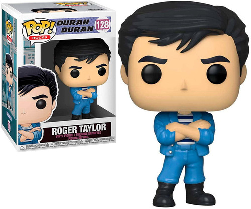Boneco Funko Pop Roger Taylor 128 Duran Duran Funko Pop Rock