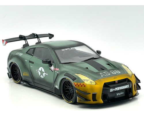 Solido Nissan Gt-r Army Fighter 1/18 Model Car