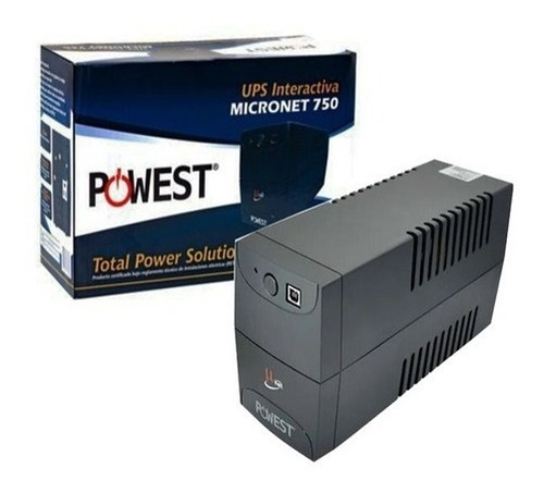 Ups Powest 750va 360w 4 Tomas 120v Con Regulador