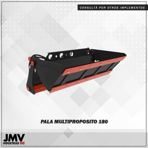 Imagen 1 de 7 de Implemento Jmv Pala Multiproposito Para Minicargadora