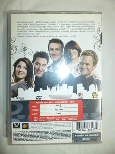 How I Met Your Mother (cómo Conocí A Tu Madre). Temporada 2 (Usado)