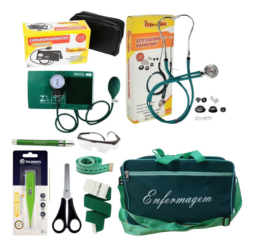 Kit De Enfermagem Verde Em Promoção