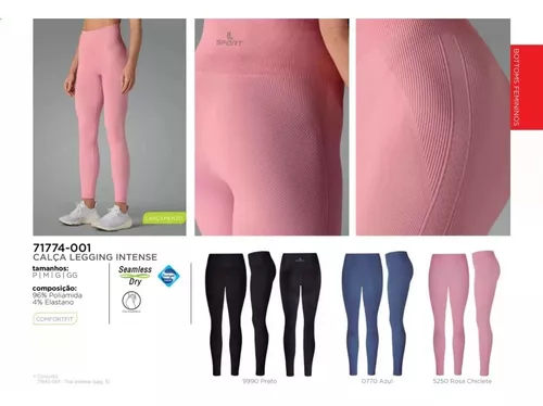 Calça Legging Sport Básica Lupo 71774 Branca - Compre Agora