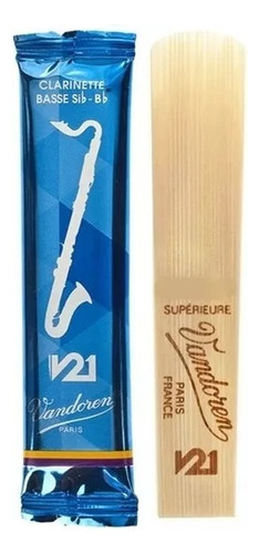 Palheta Clarone Baixo V21 Vandoren N° 2.1/2