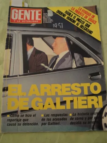 Gente 925 Galtieri Soledad Silveyra Linda Evans Peron Rega