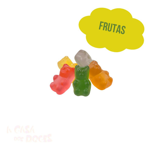 Gelatinas Fini Ursinhos Doces 500g Kit 3 Pacotes