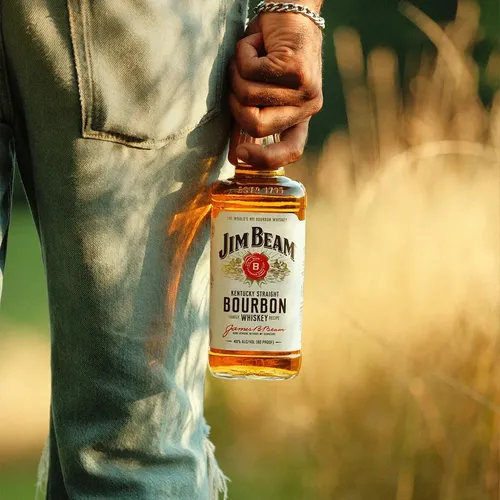 Jim Beam Bourbon Kentucky Straight 1l | MercadoLivre