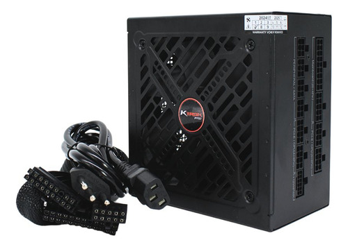 Fonte Gamer 850w Ktrok Ktp-ps850w 80+plus Gold Full Preto