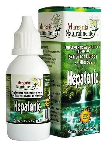 Imagen 1 de 1 de Hepatonic Extracto 50 Ml Margarita Naturalmente Sabor Natural