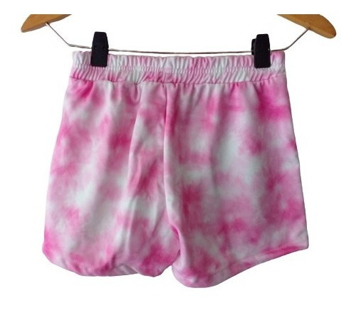 Short Deportivo Rosa Y Blanco Fv Indumentaria Talle U