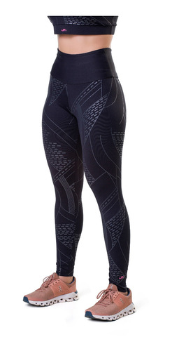 Imagen 8 de 12 de Calza Deportiva Dama Elite Diseño Tiro Alto Suplex Uv50+