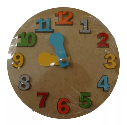 Relógio didático  Elo7 Produtos Especiais