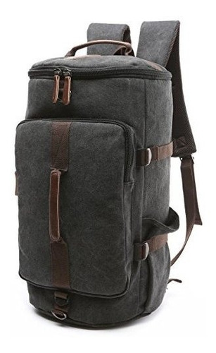 Baosha Hb26 Mochila De Lona Para Hombre Fin De Semana De Via