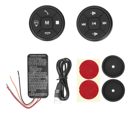 Mando A Distancia Bluetooth Para Coche, Volante De 10 Teclas