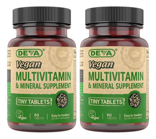 Vitaminas Veganas En Pastillas Peque&ntilde;as, Multivitamin