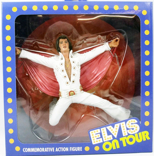 Elvis Presley Elvis On Tour Live '72 Figura Neca Orig Replay