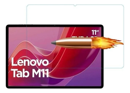 Capa Smart+película De Vidro Para Tablet Lenovo M11 Mtk Preto