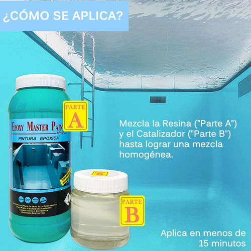 Pintura Para Alberca 1kg Larga Durabilidad