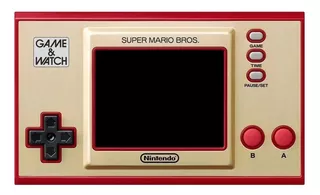 Nintendo Game & Watch Super Mario Bros. cor vermelho e dourado