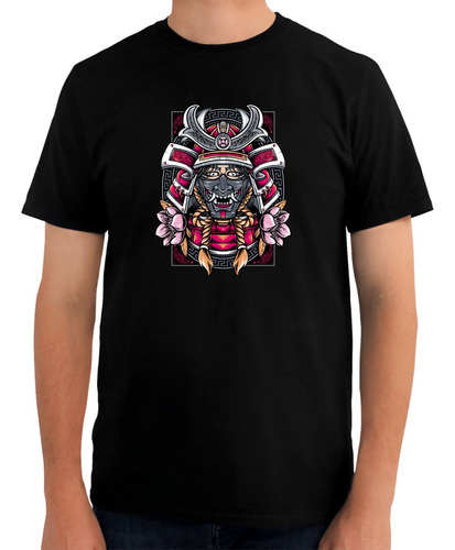 Playera De Moda Con Diseño Oriental De Samurai Japón