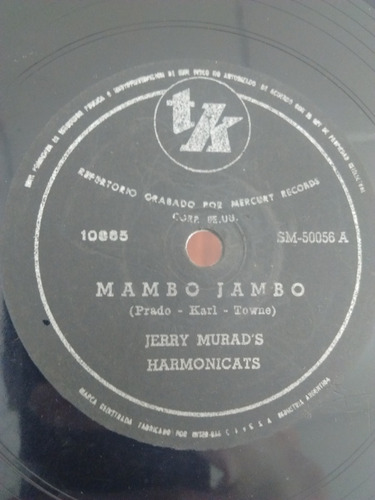 Jerry Murads Harmonicats Disco Pasta Tk C25