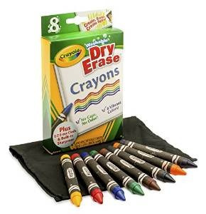 Crayola Grande Borrado En Seco Creyones 8 Piezas (98 A 5200)
