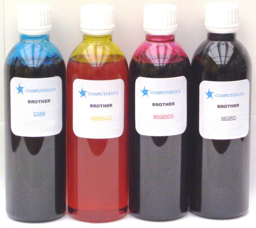 7 X 250 Ml Tinta Moorim Tipo Dye Compatible Con Brother