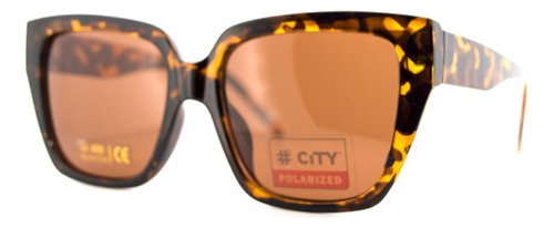 Lentes De Sol City 17507 Diseño Animal Print C1