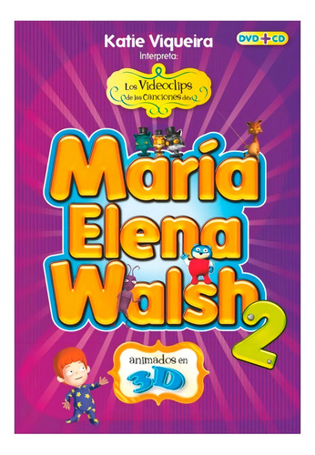 Los Videoclips De María Elena Walsh Vol.2 (dvd+cd) Ya Musica