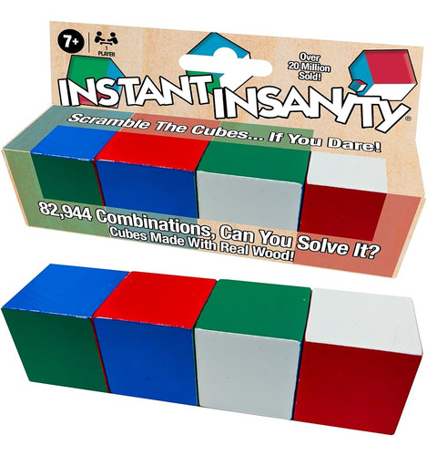 Rompecabezas De Madera Instant Insanity - Edición Clásica