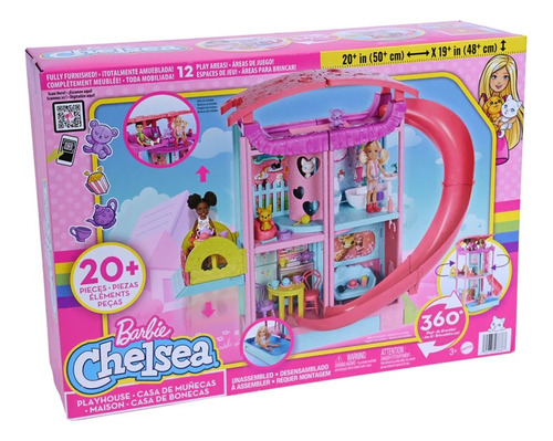 Barbie Casa De Juegos Con Resbaladilla  Chelsea