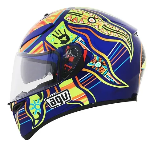 AGV K-3 SV FIVECONTINENTS ロッシ Capacete Agv K3 Sv Five Continents Rossi Lançamento | Parcelamento