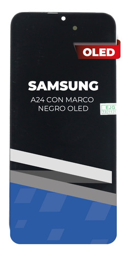 Lcd Para Samsung A24 Con Marco Negro Oled