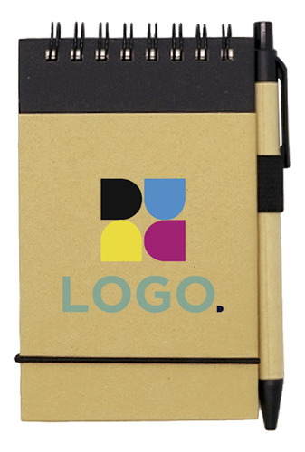 Anotador Libreta Point Lapicera Eco Hoja Lisa Con Logo X100