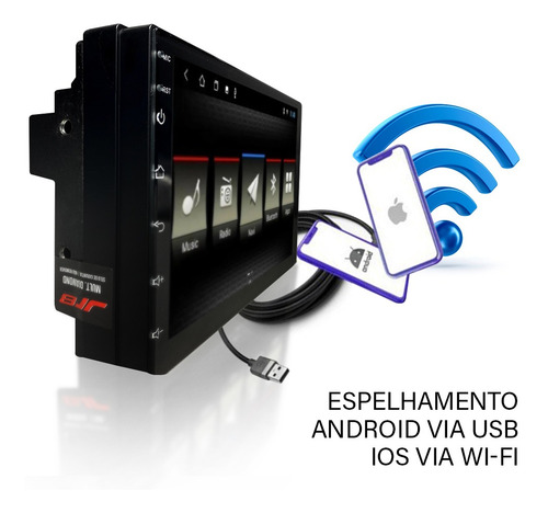 Central Multimidia Android Wifi Baixa Aplicativo Play Store
