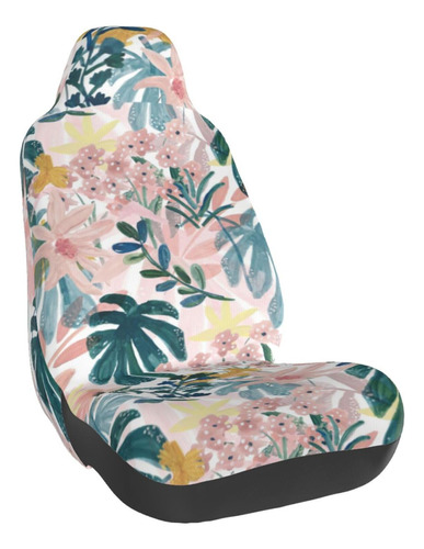 Funda Asiento Automovil Diseño Hoja Flor Protectora Para Suv