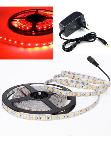 Tira Cinta 12v 300 Led 5mt 2835 + Transformador 12v