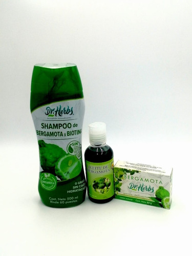 Shampoo Bergamota, Jabon Y Aceite Gratis!!