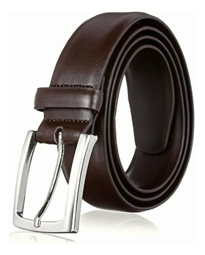 Men's Genuine Leather Dress Belt With Premium Quality Color Everyday Brown Talla 36