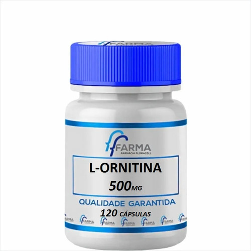L-ornitina 500 Mg 120 Cápsulas
