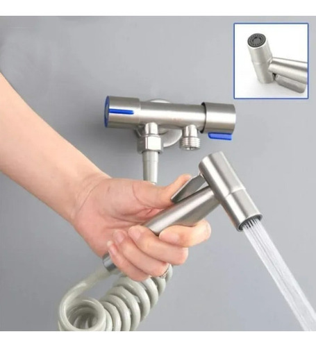 Imagen 4 de 4 de Ducha Bidet Arabe Wc Inodoro Acero Inoxidable