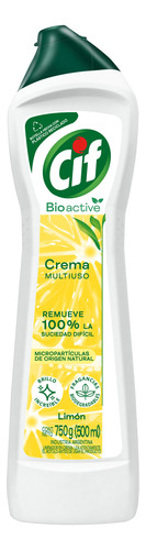 Limpiador Cif Limón En Crema 750gr/500ml