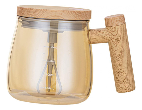 Taza De Agitación Automática Con Tapa, 400ml, Champán /